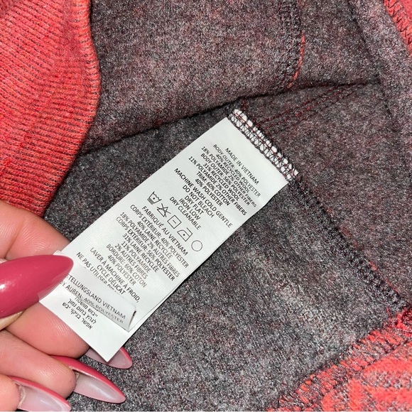 PRANA LUCIA SWEATER Wool Blend Pullover Red Medium Outdoor Hiking Casual Active - Picture 5 of 13